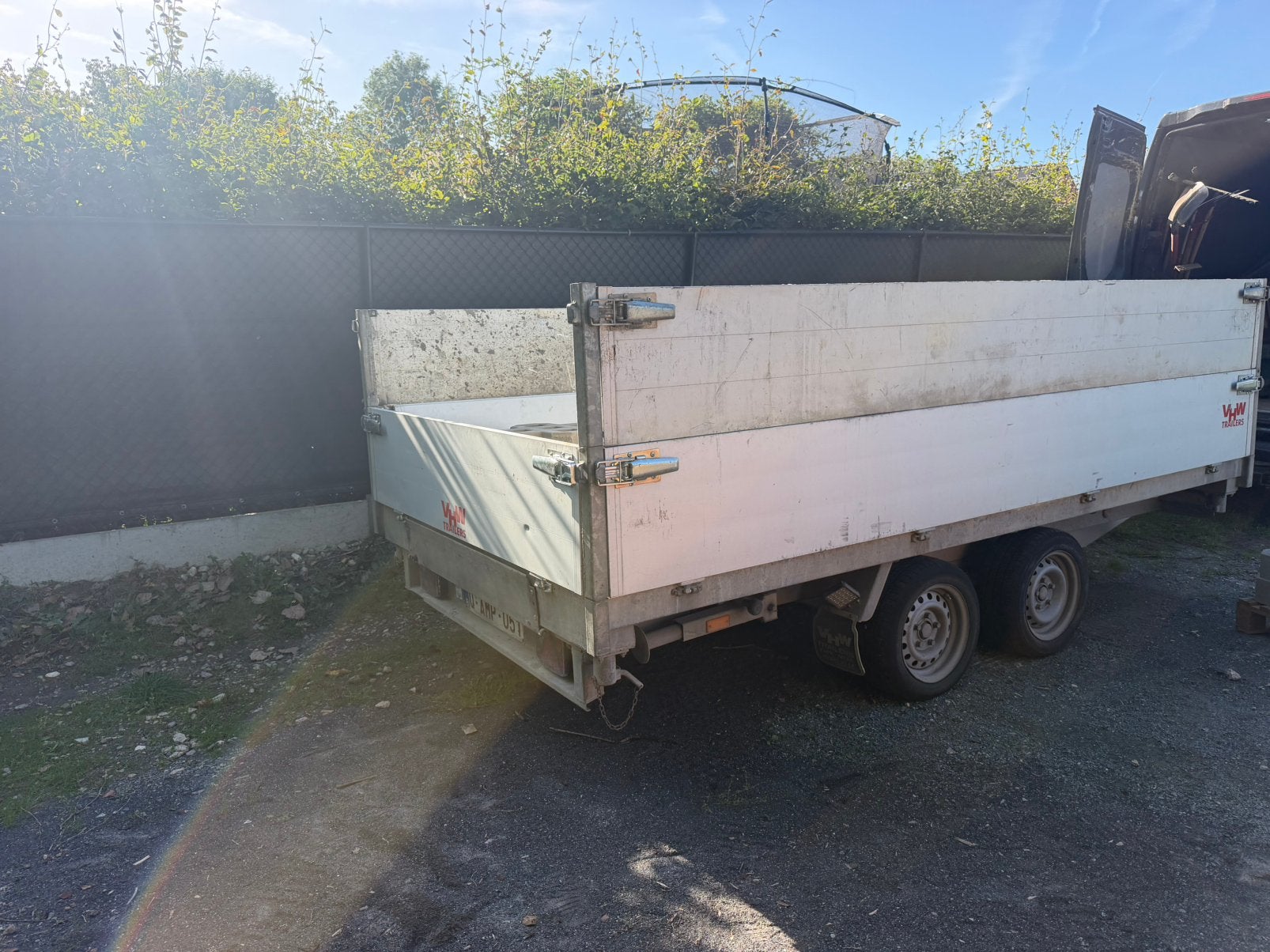 Henra MTM 3500 kg, 3-zijdige kipper, bouwjaar 2019., Enlèvement, Utilisé