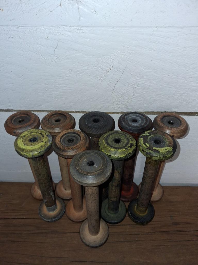 Ancienne bobines de filature, Enlèvement ou Envoi