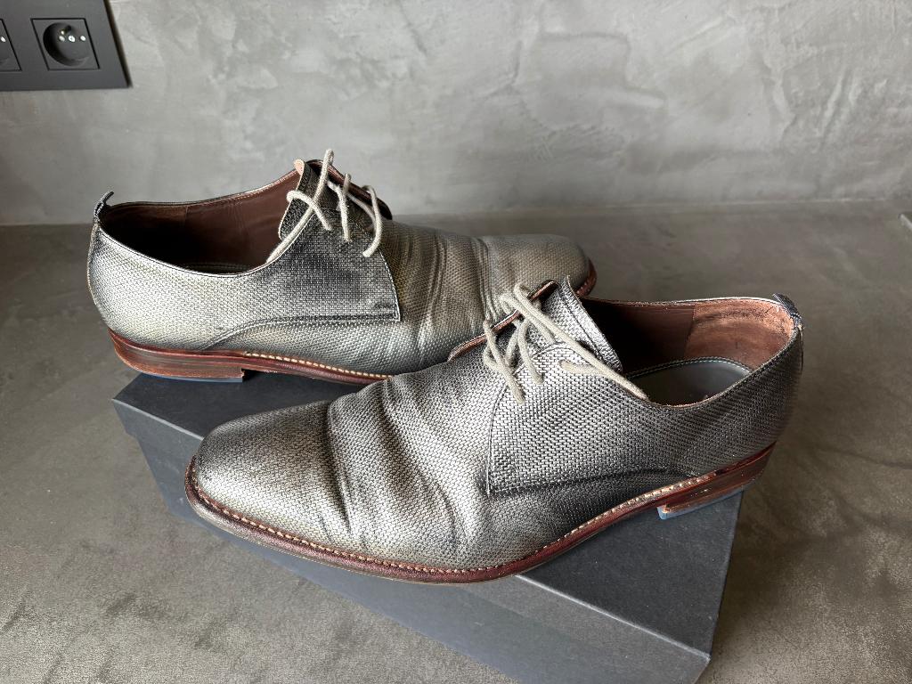 Floris van Bommel maat 9 (43) 14383, Kleding | Heren, Schoenen, Overige kleuren, Floris van Bommel, Ophalen of Verzenden, Gedragen