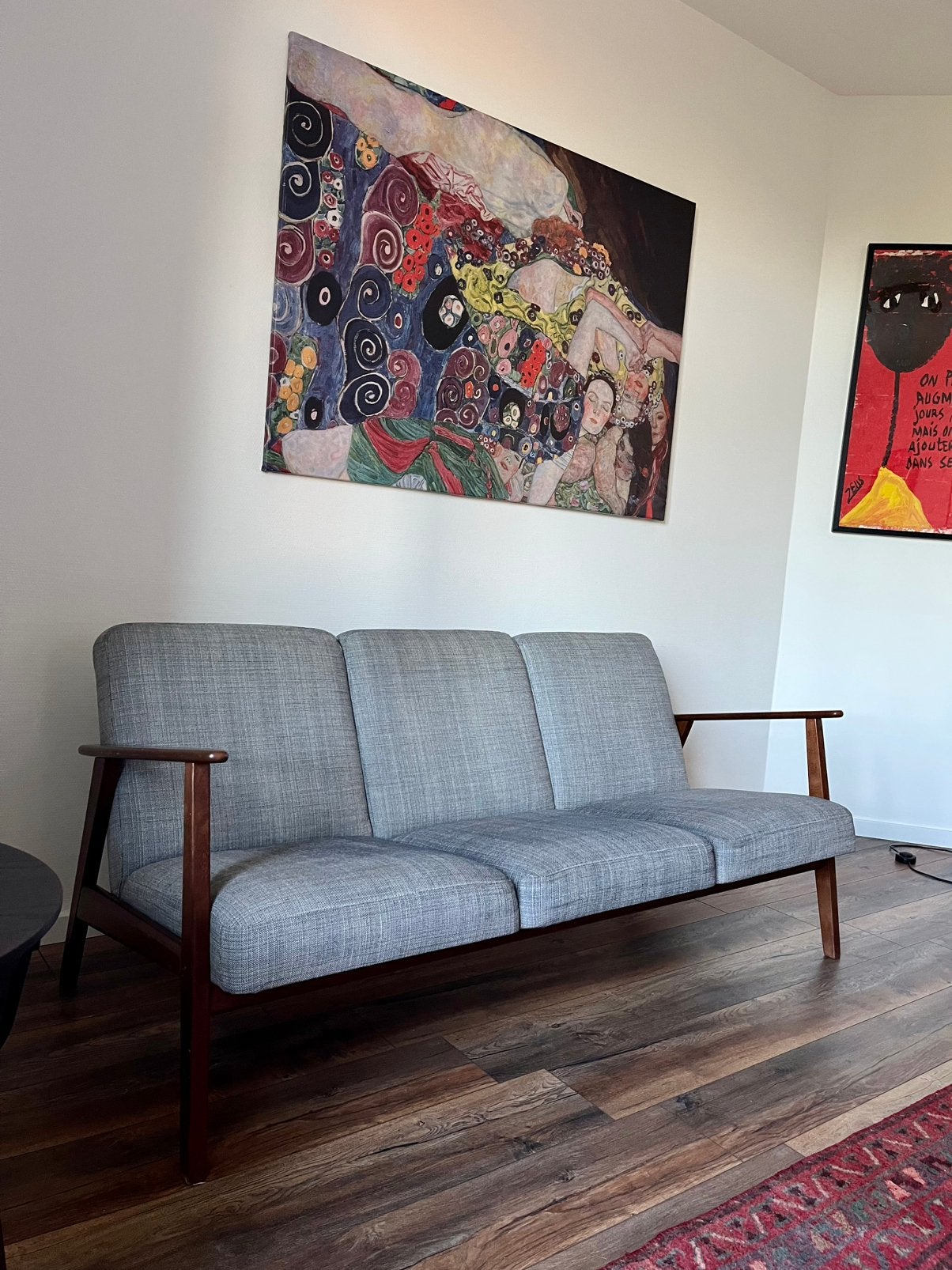 Ikea EKENASET 3-zitsbank - Scandinavisch design, Ophalen, Zo goed als nieuw, Stof