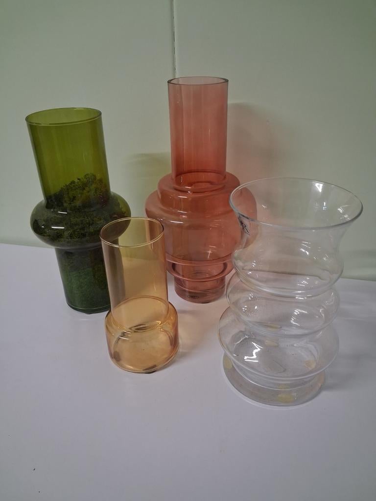 Set van 4 bloempotten, Ophalen, Zo goed als nieuw, Balkon