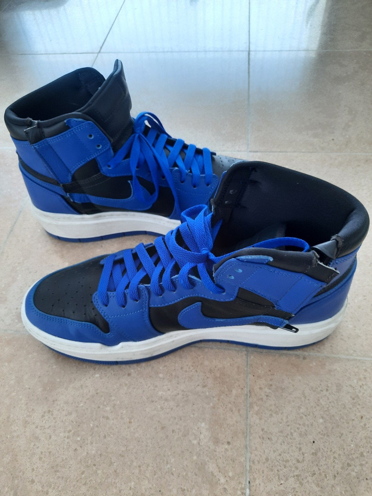 Sneakers Nike Air Jordan maat 44.5, Kleding | Heren, Schoenen, Blauw, Ophalen of Verzenden, Zo goed als nieuw, Sneakers