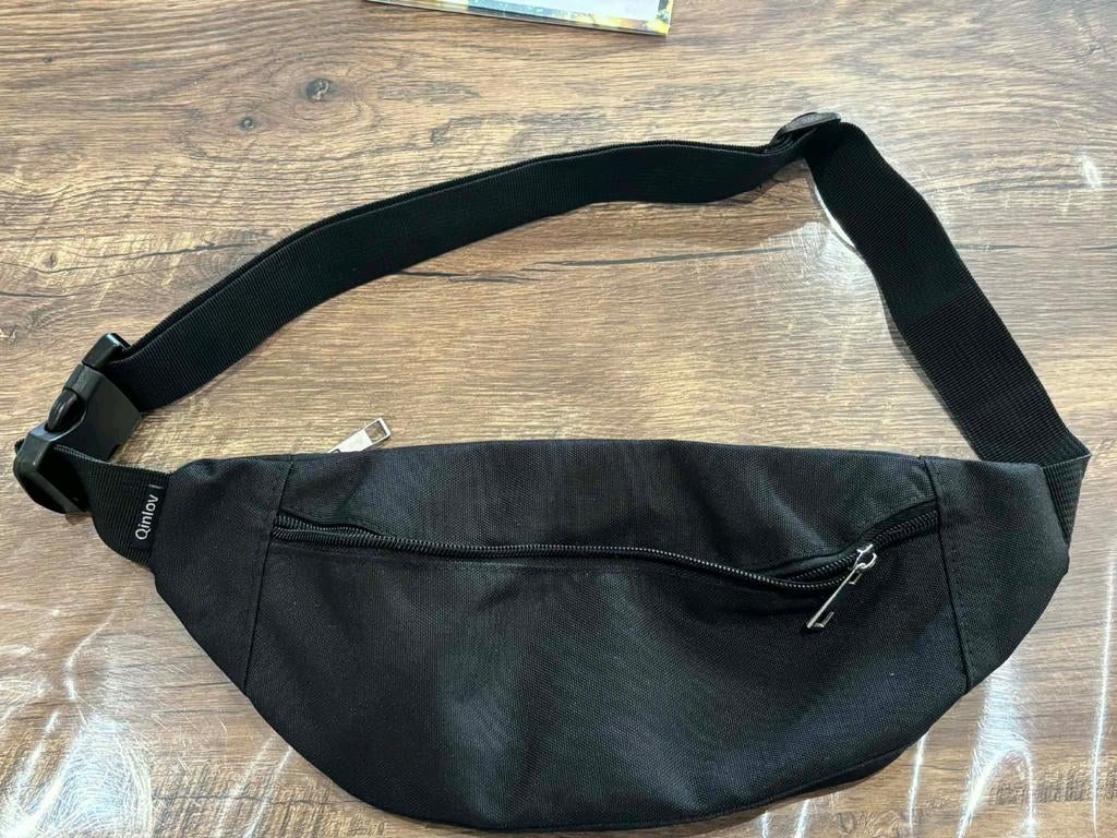 Sac Banane Noir, Enlèvement ou Envoi, Comme neuf, Noir