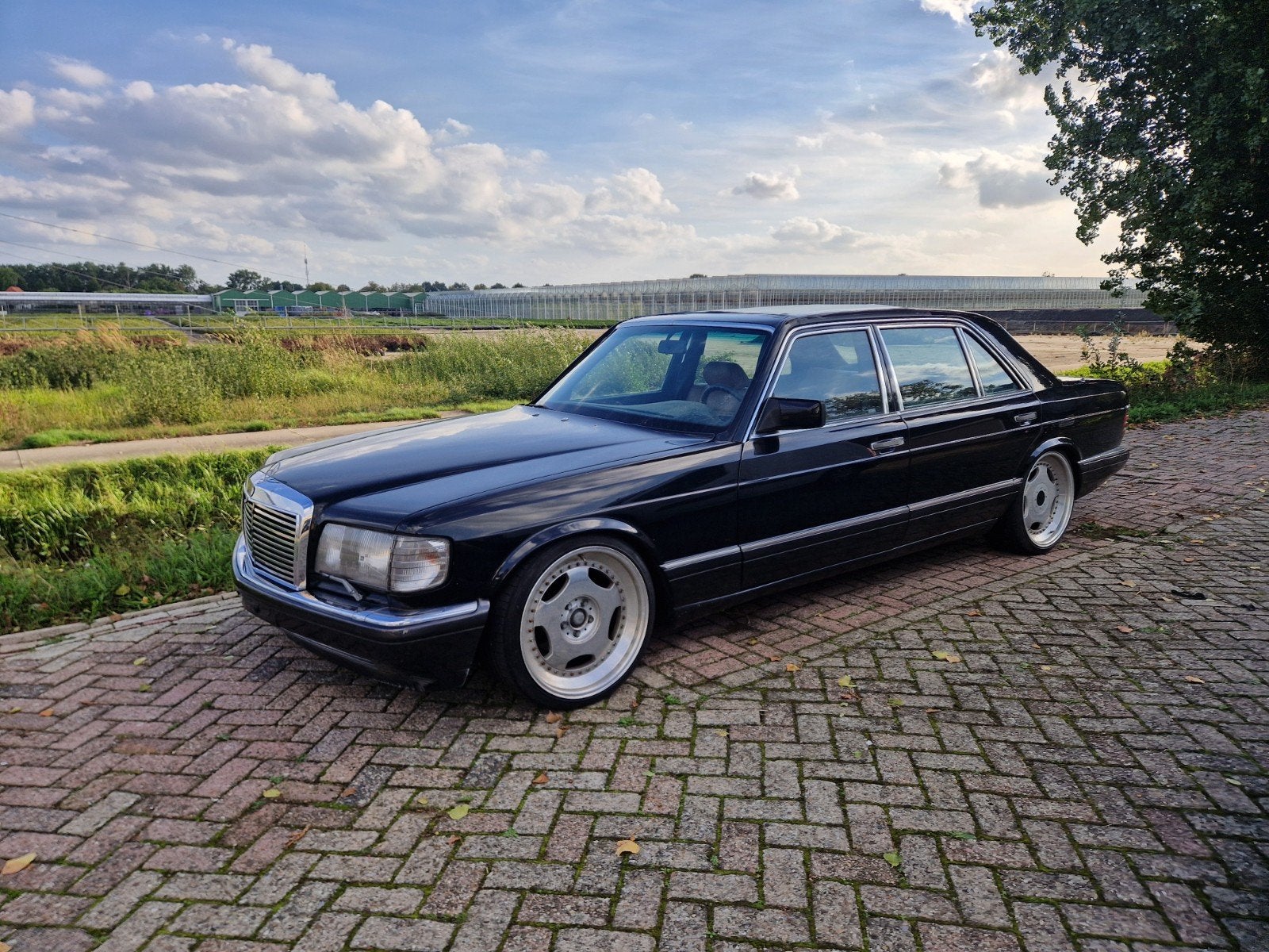 mercedes 500sel Lorinser 5.0 V8 full option, Auto's, Automaat, Achterwielaandrijving, 5000 cc, Zwart