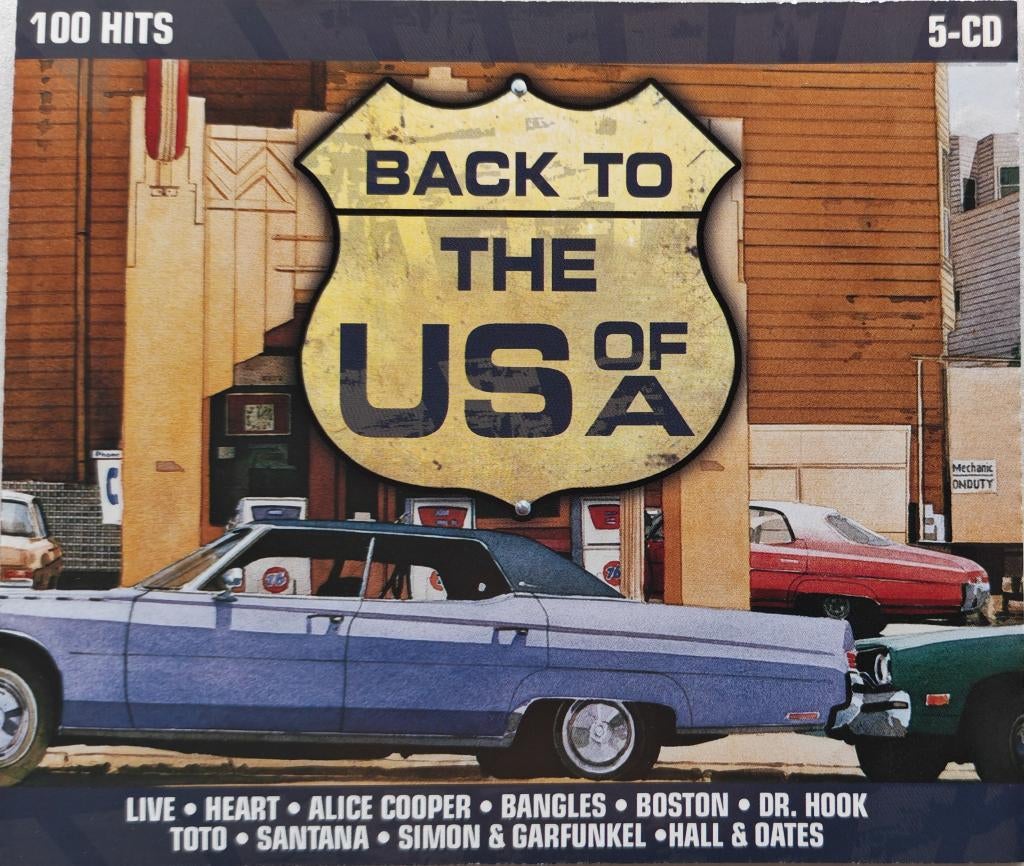 BACK TO THE US OF A (5 CD verzamelset), CD & DVD, Enlèvement ou Envoi, Comme neuf, Rock et Metal