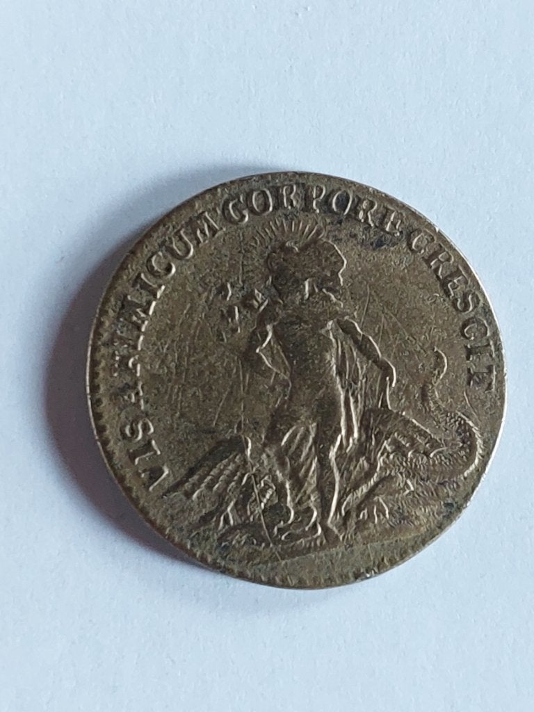 Munt rekenpenning 1726/1741 gratis verz, Ophalen of Verzenden, Overige materialen