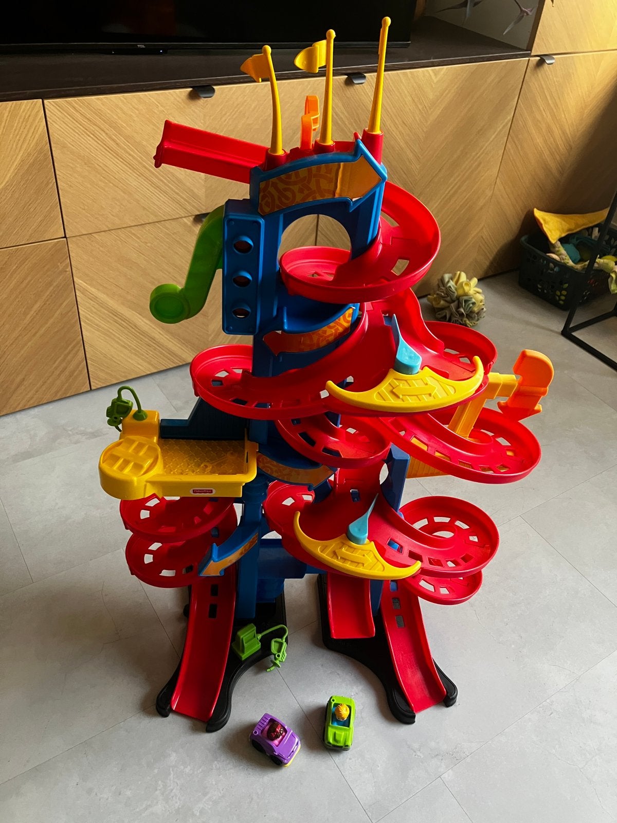 Grote auto racebaan Fisher Price, Ophalen, Zo goed als nieuw, Auto of Voertuig
