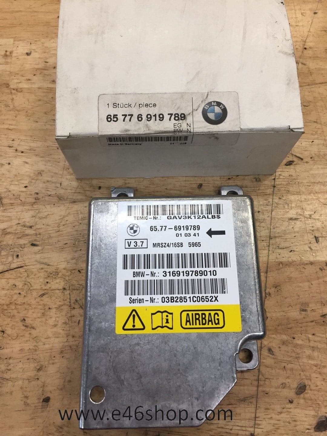 Airbagmodule BMW E39 oe 65776919789 ORGINEEL NIEUW BMW, Neuf, -, -, Enlèvement ou Envoi