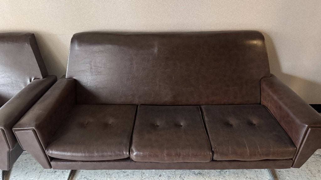 Salon retro 3 zit + 2 x 1-zit, Ophalen, Huis en Inrichting