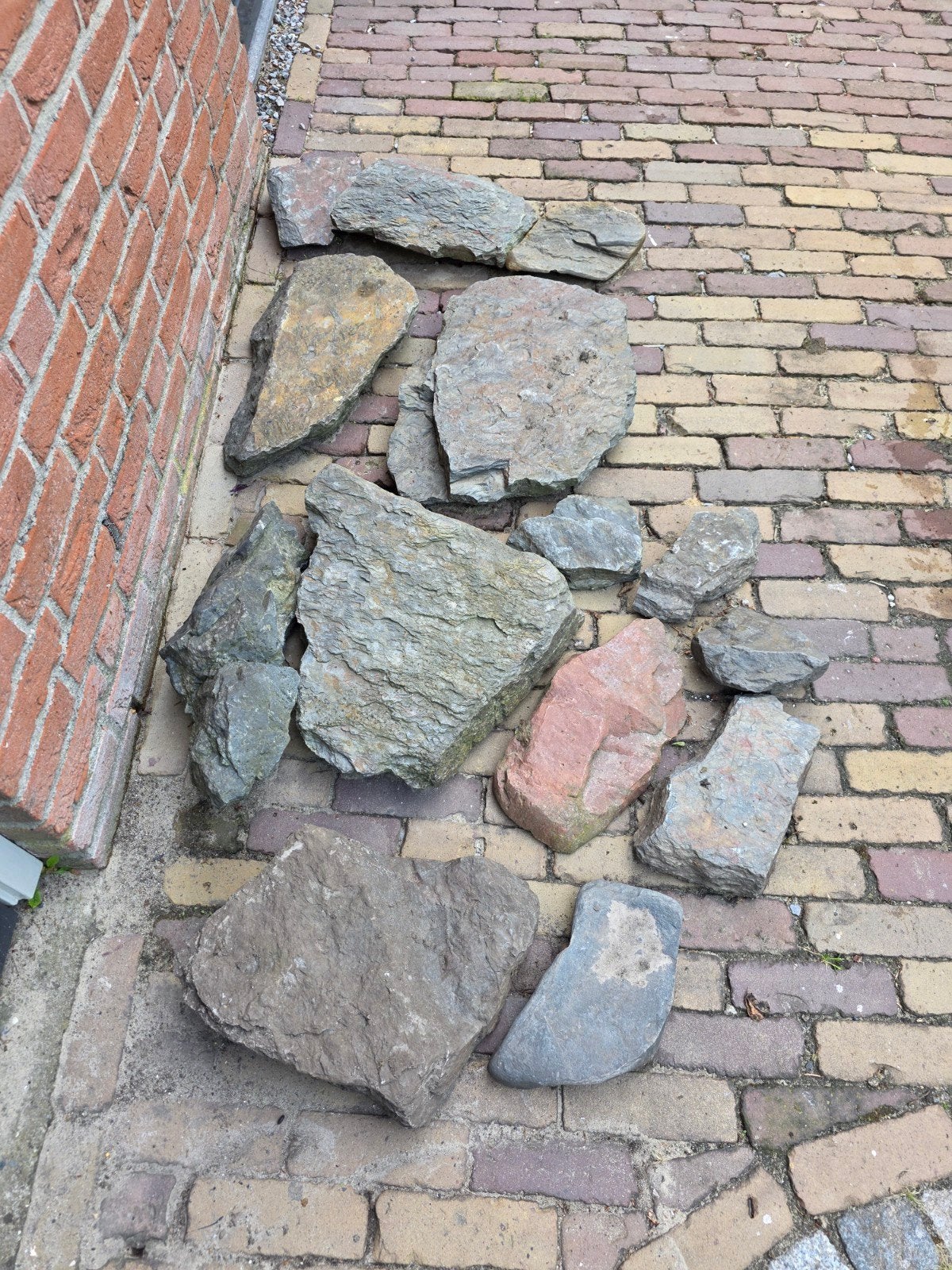 Diverse leistenen, Tuin en Terras, Ophalen, Leisteen