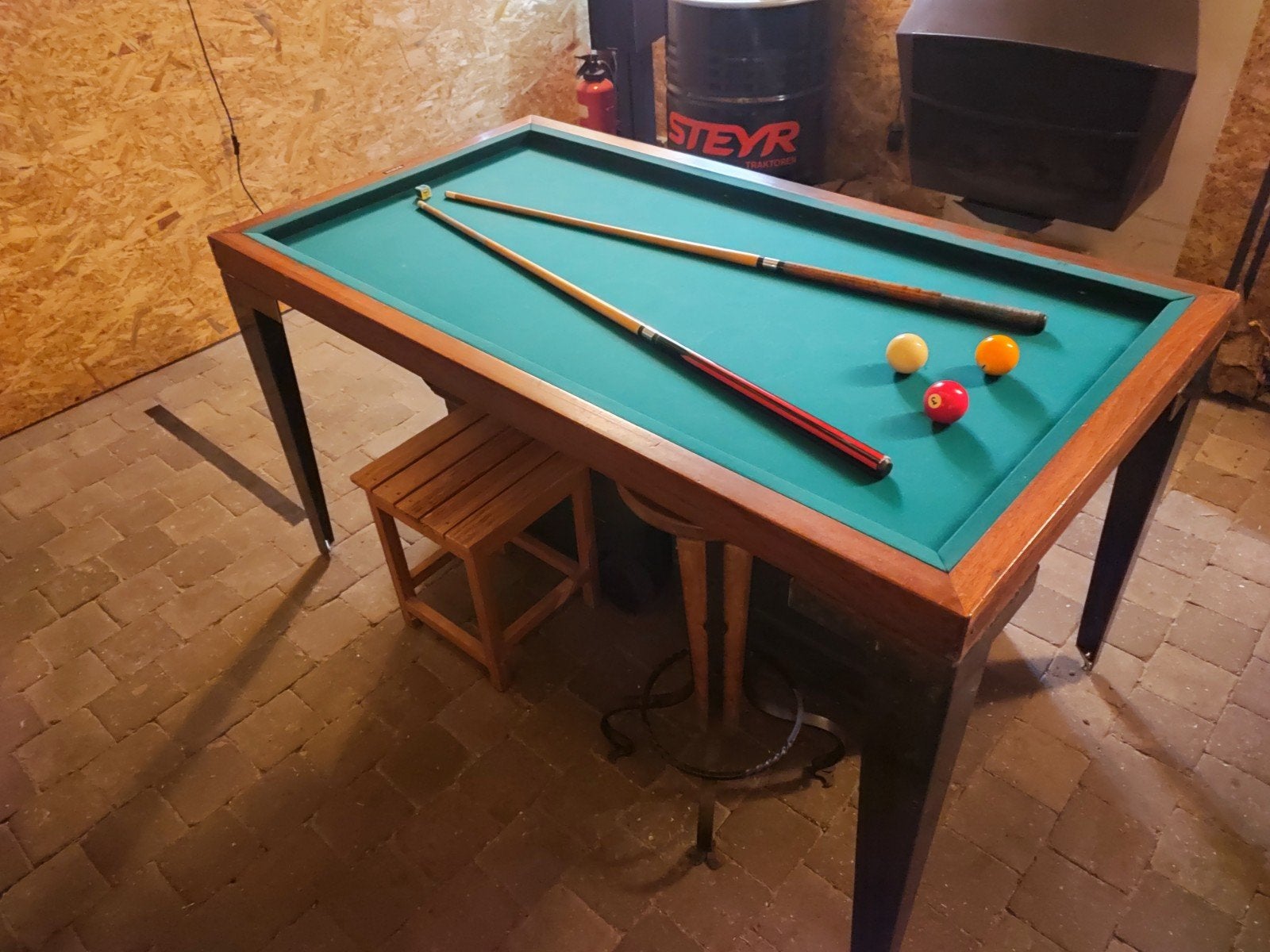 kleine biljart voor de mancave!, Ophalen, Biljarttafel