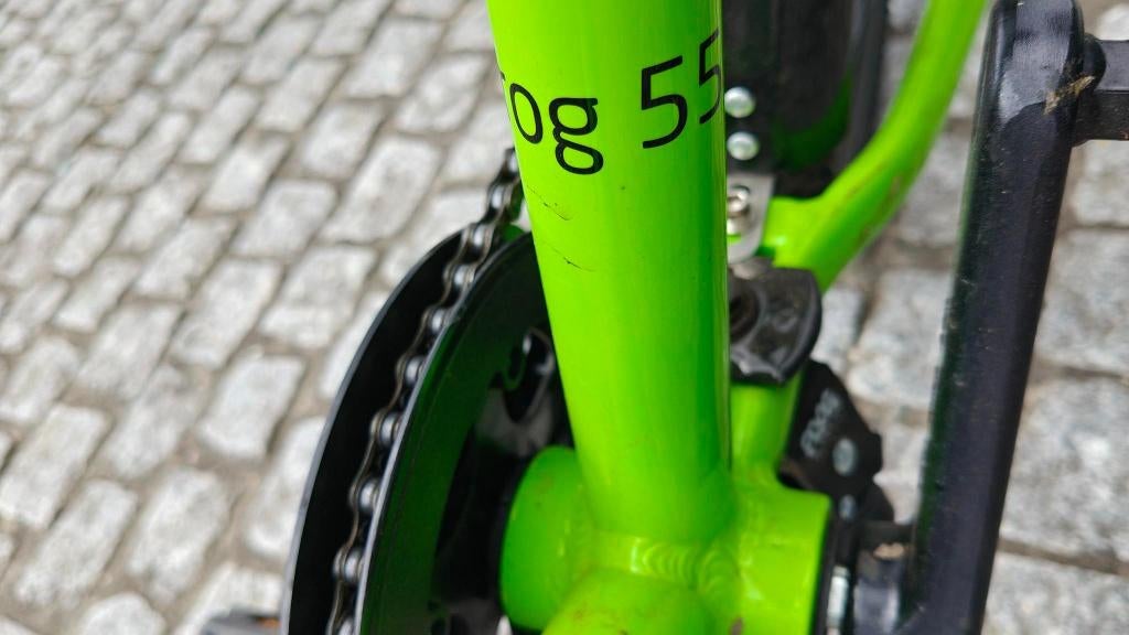 Kinderfiets, Fietsen en Brommers, Fietsen | Kinderfietsjes, Zo goed als nieuw, 20 inch of meer, Velgrem, Ophalen