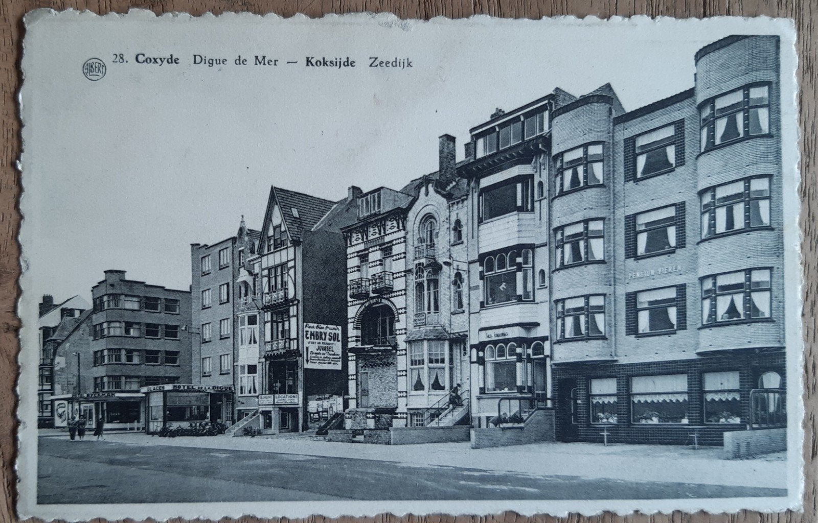 Postkaart COXYDE KOKSIJDE ZEEDIJK VINTAGE, Enlèvement ou Envoi
