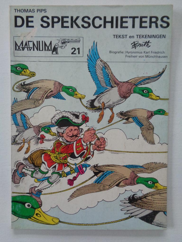 Thomas Pips - De Spekschieter (V44) - Magnum 21)- 1e dr. '79, Ophalen of Verzenden