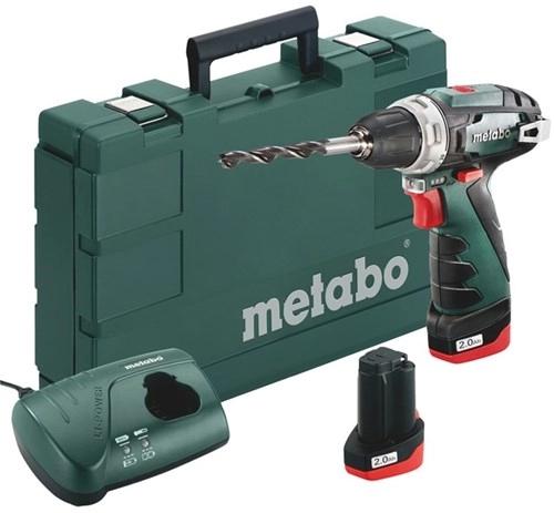 Metabo PowerMaxx BS Accu-schroefboormachine, Doe-het-zelf en Bouw, Ophalen, Zo goed als nieuw, Boor- en Schroefmachine