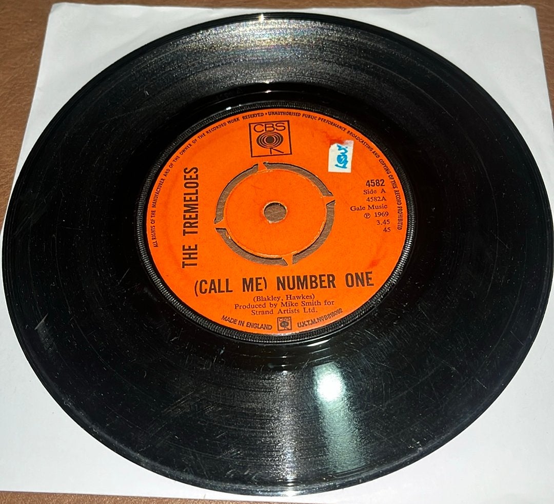 The Tremeloes ‎– (Call Me) Number One - 7” vinyl single - Uk, Ophalen of Verzenden, Gebruikt