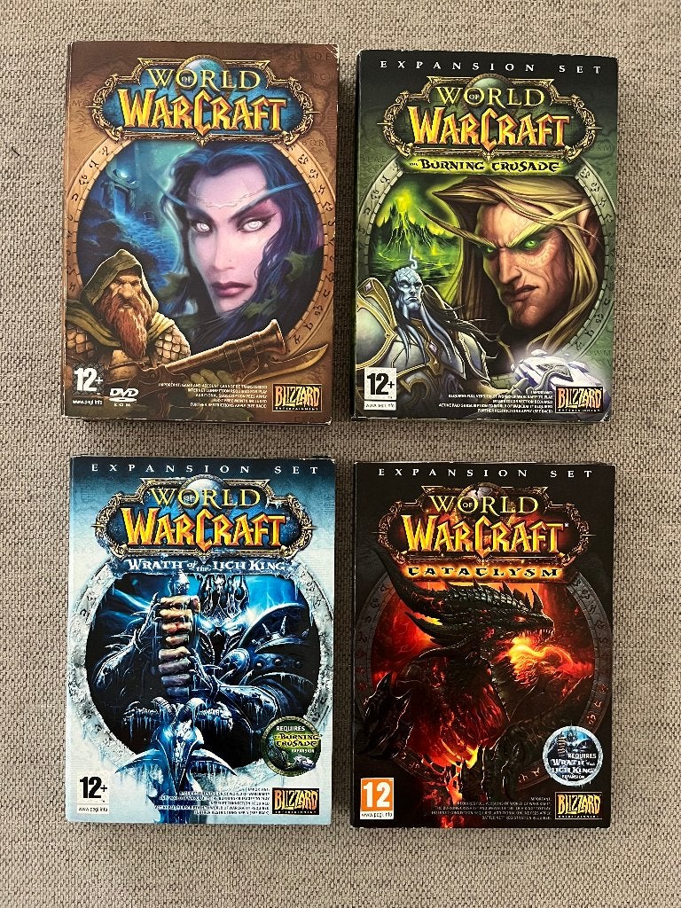 World of Warcraft PC/Mac collectie - WoW + 3 uitbreidingen, Games en Spelcomputers, Games | Pc, Online, Gebruikt, Ophalen of Verzenden