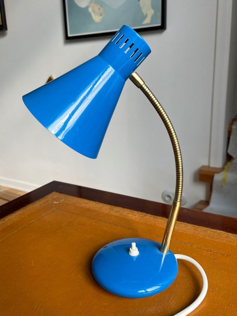 Lampe de bureau ancienne, Maison & Meubles, Vintage, 32 cm, Lampe de bureau, Comme neuf