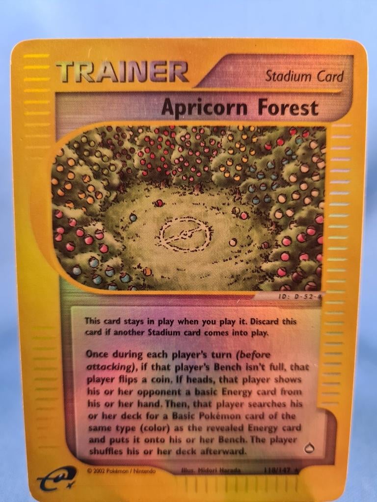 Apricorn Forest 118/147 - Aquapolis (Reverse Holo), Envoi, Utilisé