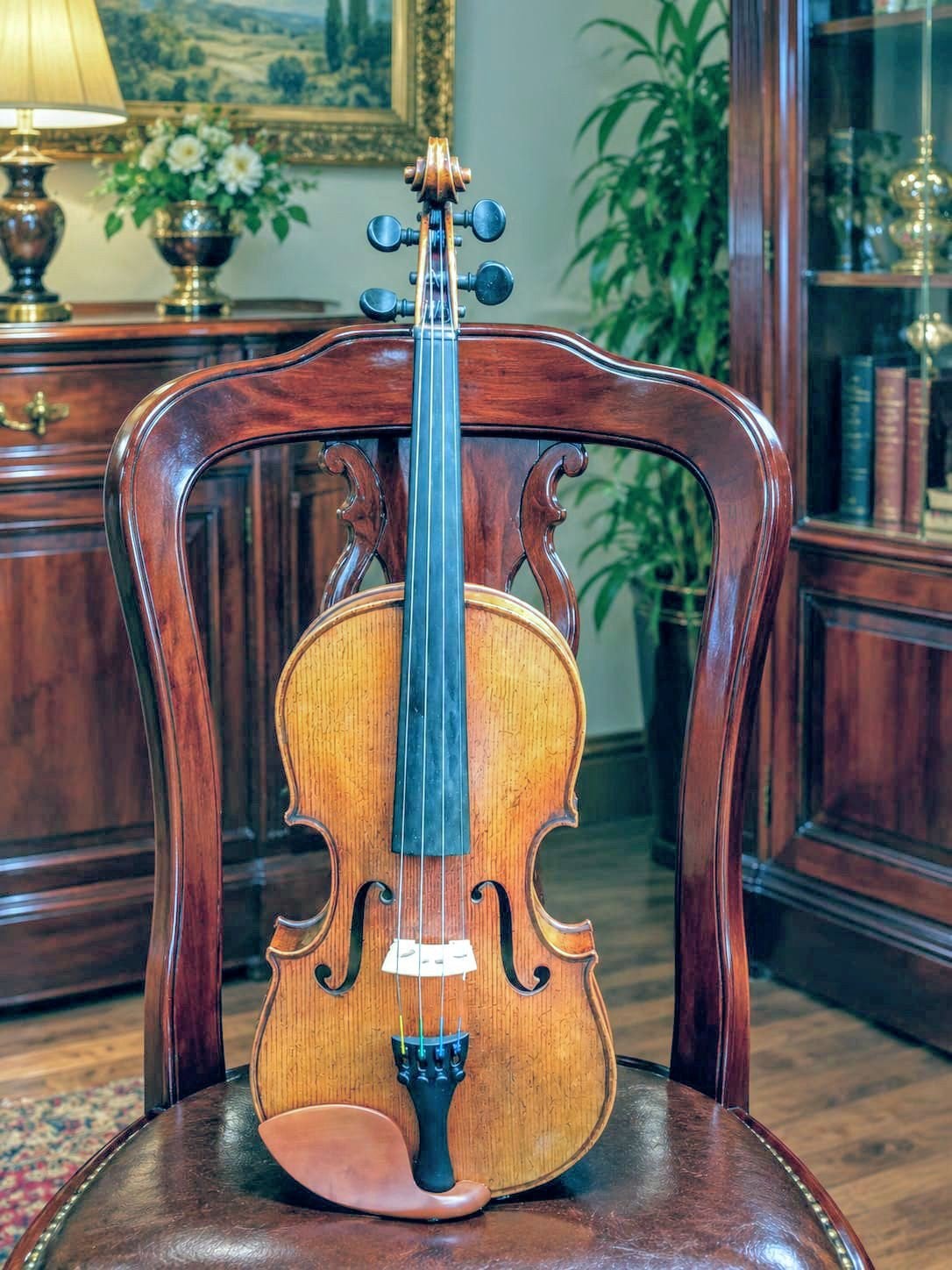 Vieux violon 4/4 prêt à jouer, Musique & Instruments, Violon, Avec valise, Utilisé, Enlèvement ou Envoi