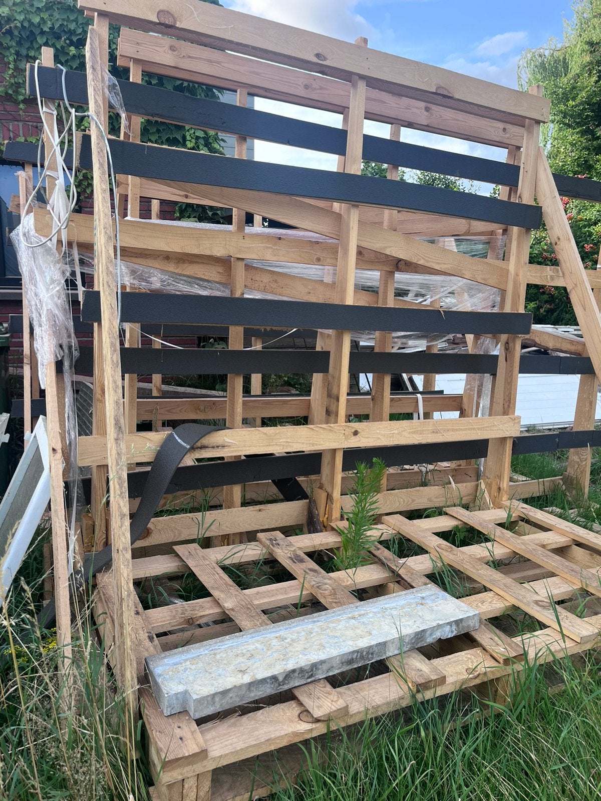Hout Palette te koop, Tuin en Terras, Brandhout, Ophalen