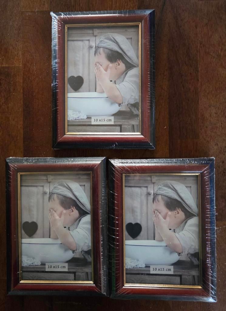 Fotolijst voor foto's 10x15 cm (set 3 stuks), Huis en Inrichting, Woonaccessoires | Lijsten, Ophalen of Verzenden, Nieuw