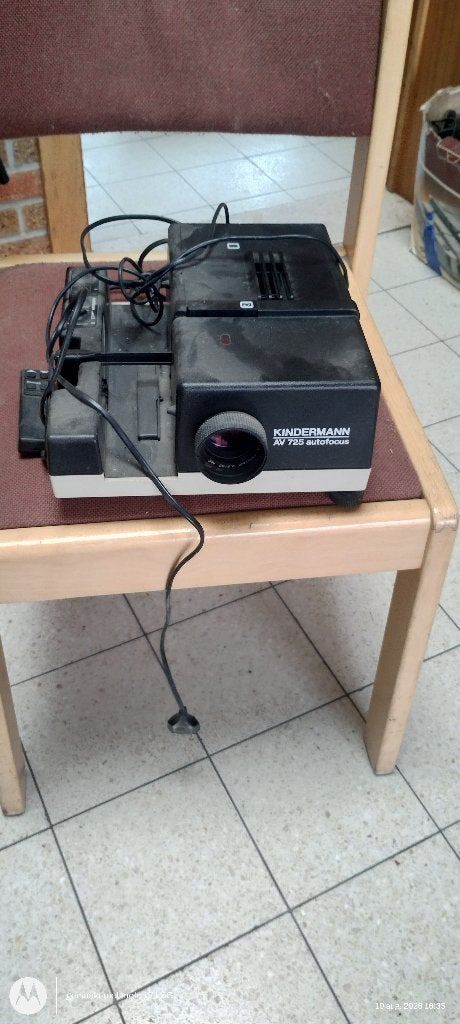 diaprojector, Enlèvement