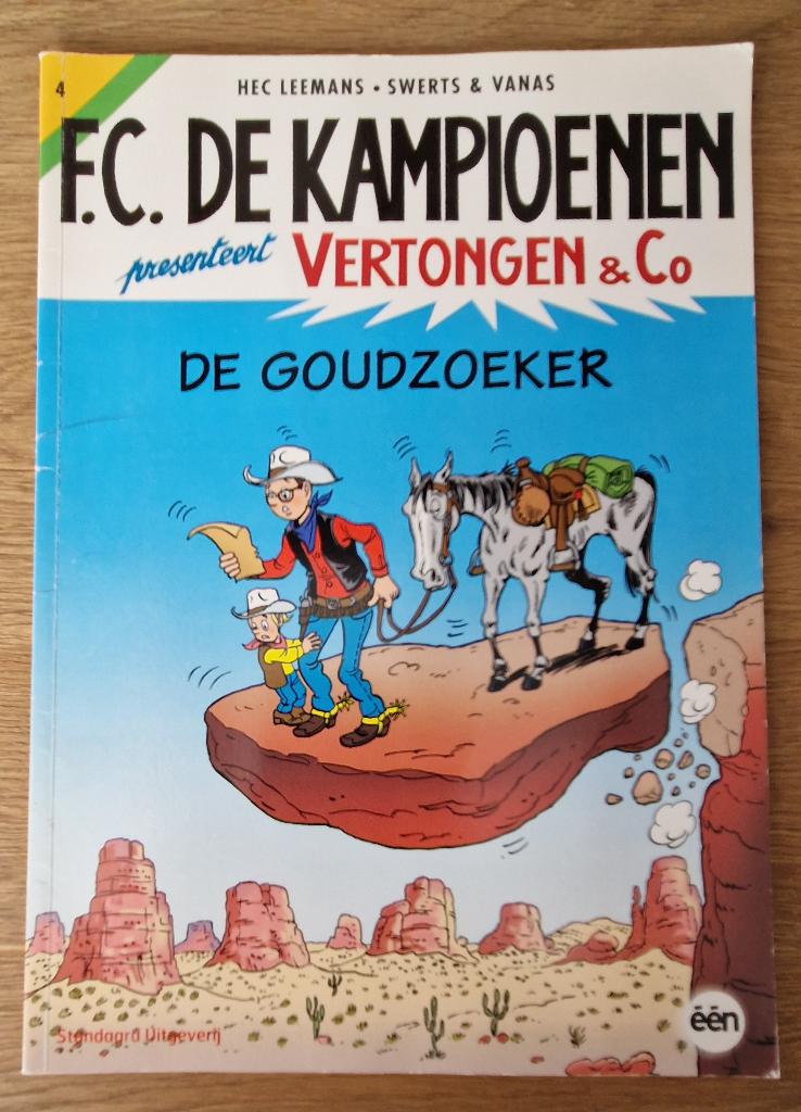 Vertongen & Co - De goudzoeker -4-1e dr(2012) Strip, Eén stripboek, Ophalen of Verzenden, Zo goed als nieuw