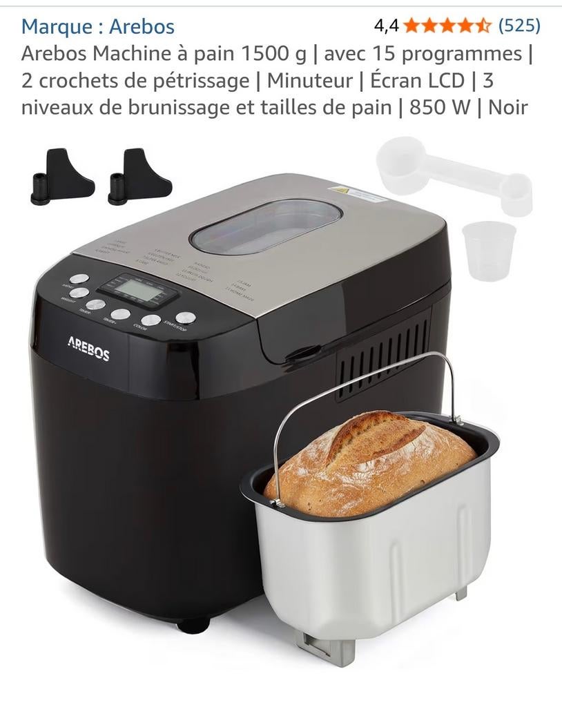 Machine a pain, Ophalen