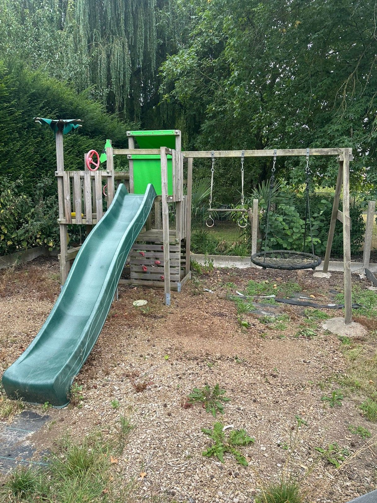 jeux extérieur  accessoires toboggan balançoire etc…, Enlèvement, Utilisé, Toboggan