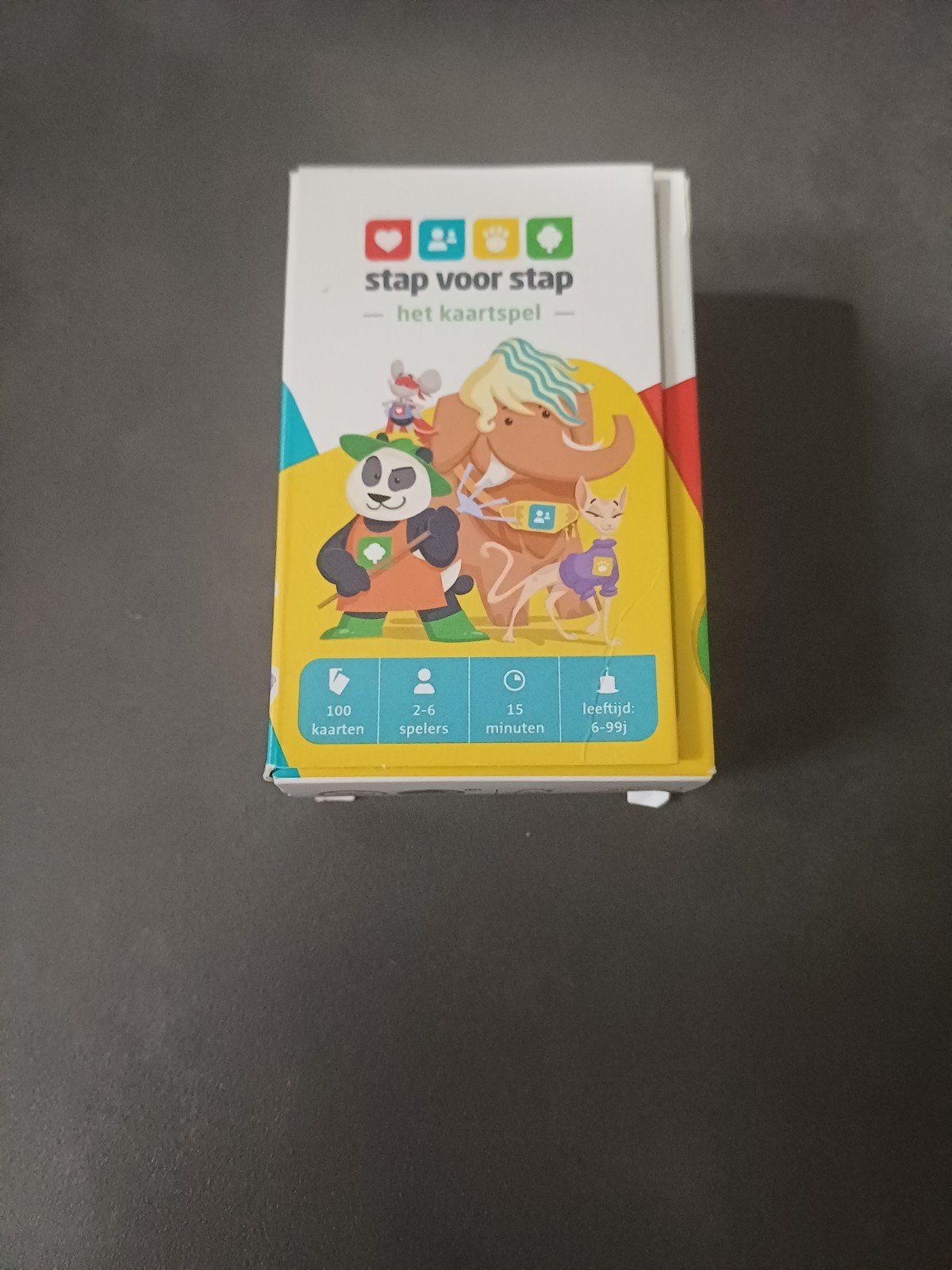 stap voor stap kaarten spel, Enlèvement ou Envoi