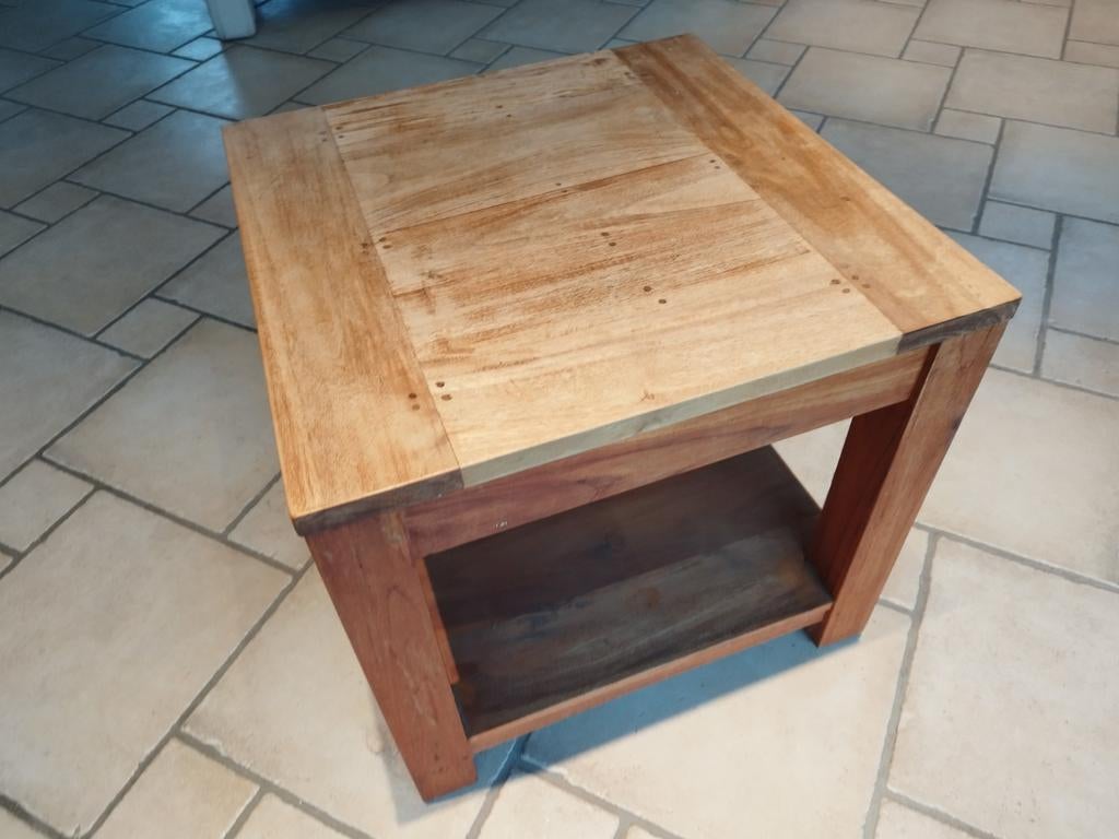 Salontafel in teak, Huis en Inrichting, Tafels | Salontafels, Ophalen