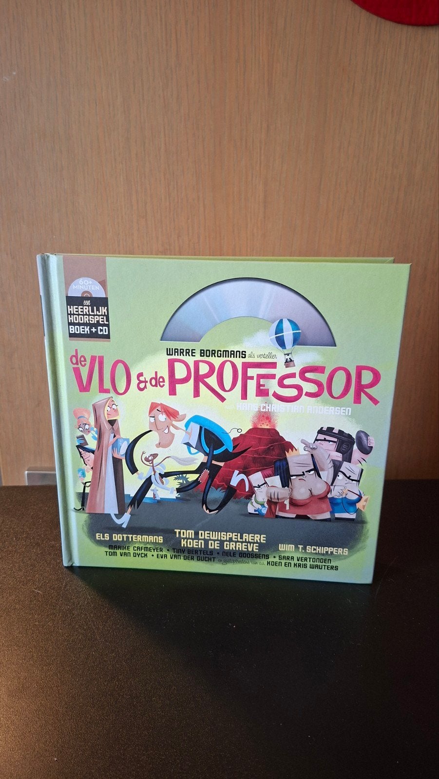 voorlees boek ~ De vlo en de professor + cd, Boeken, Ophalen of Verzenden