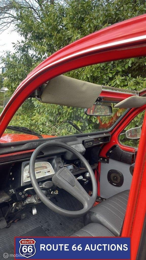 Citroën 2CV6 Club | 1989 | Route 66 Auctions, Citroën, Zwart, Bedrijf, Handgeschakeld