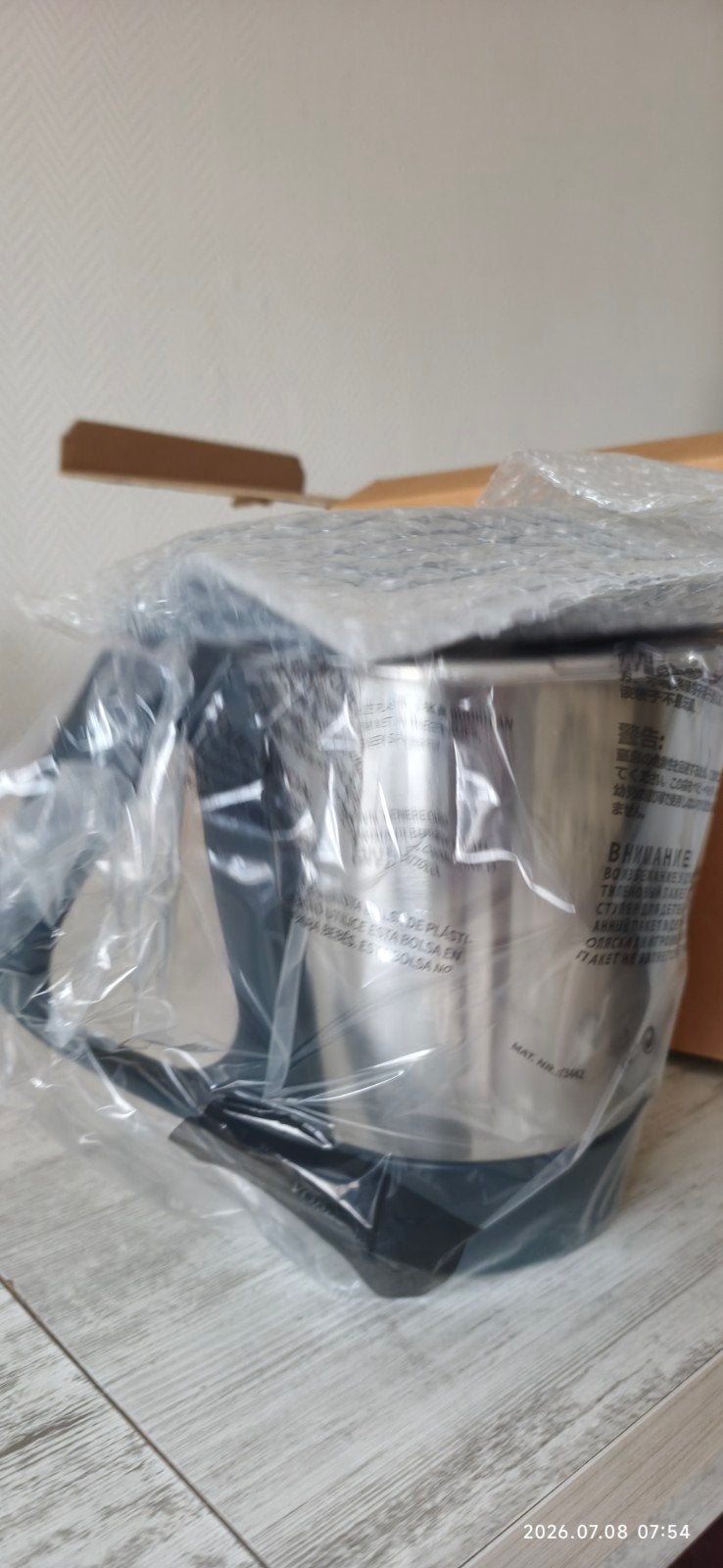 Thermo mix TM 6 mengkom, Ophalen