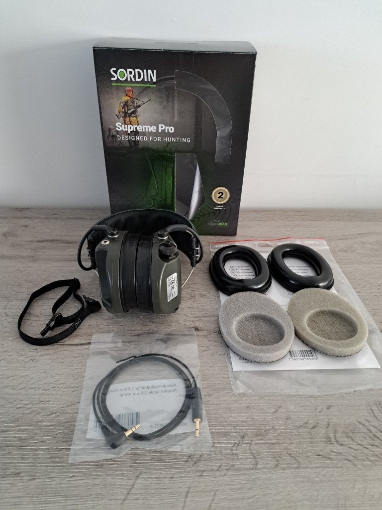 Sordin Supreme Pro met gel pads gehoorbescherming, Sport en Fitness, Schietsport-accessoires, Ophalen of Verzenden, Nieuw