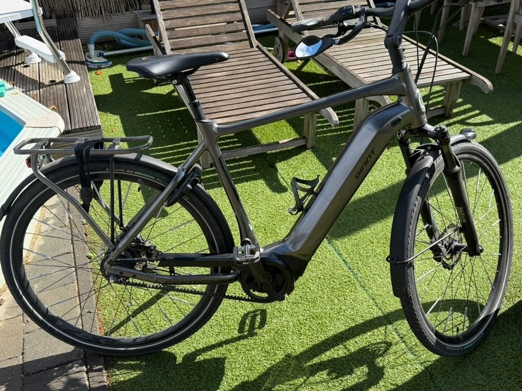 Giant dailytour e+ heren met riem en 1800 km! Nieuwstaat, Fietsen en Brommers, Ophalen, Versnellingen, Giant, Zo goed als nieuw
