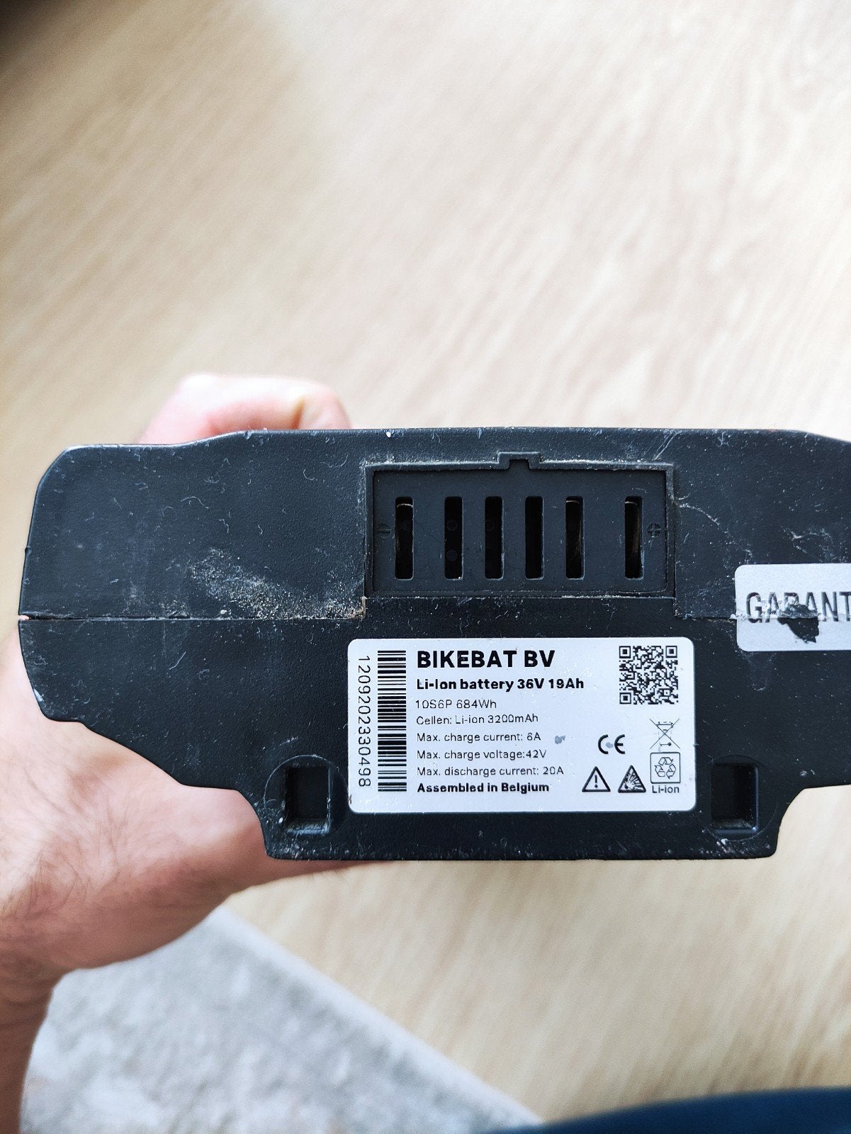 Uitzonderlijk:gereviseerde Phylion fietsaccu 19 ah 684 Wh36v, Fietsen en Brommers, Ophalen