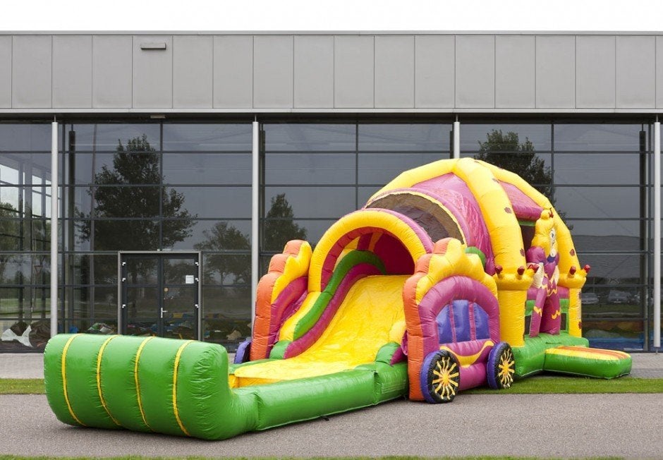 super prinses springkasteel met zwembad, Ophalen, Gebruikt
