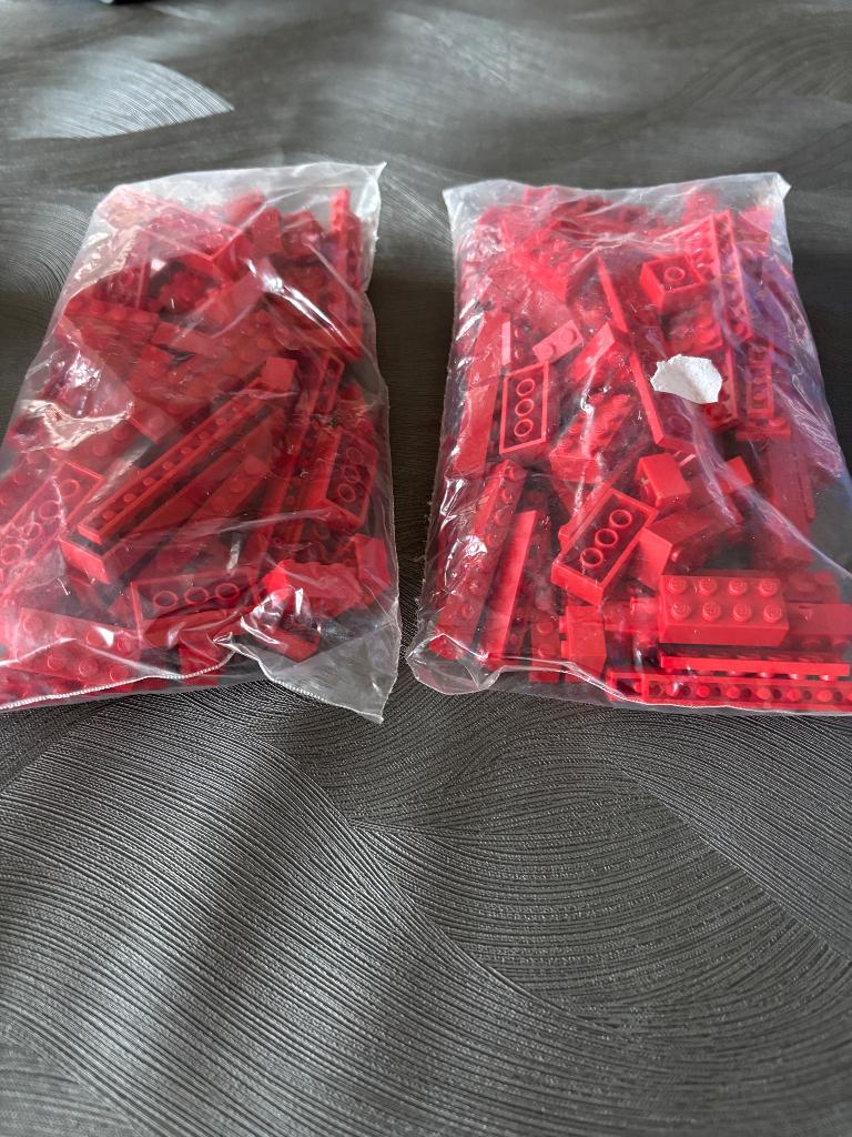 Lego rode bouwstenen nieuw, Ophalen, Nieuw, Losse stenen, Lego