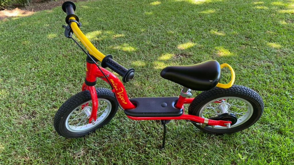 Loopfiets Mini Viper - rood, Ophalen, Zo goed als nieuw, Loopfiets