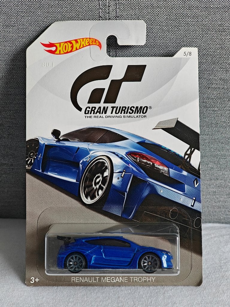 Hot Wheels Renault Megane Trophy Blauw Gran Turismo 2018, Ophalen of Verzenden, Zo goed als nieuw, Auto