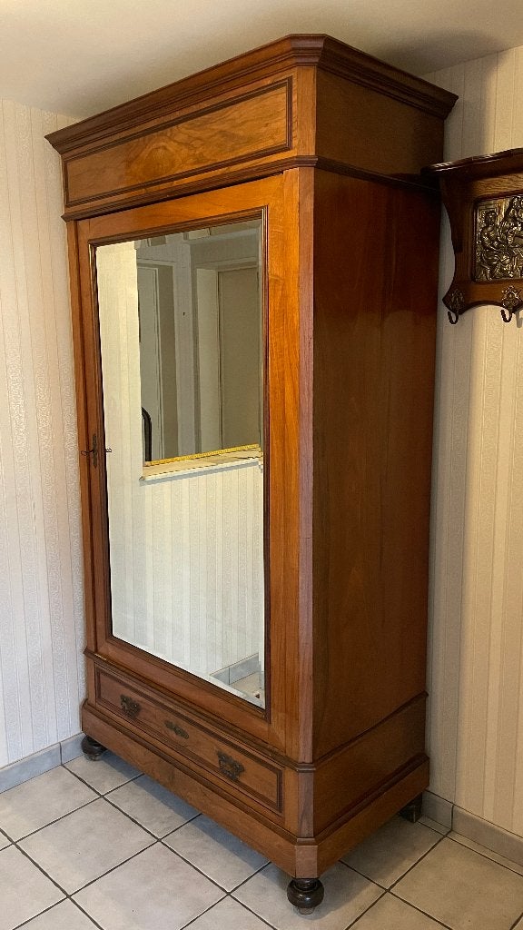 Armoire à glace des années 1970, Maison & Meubles, 100 à 150 cm, Enlèvement, Utilisé, 200 cm ou plus