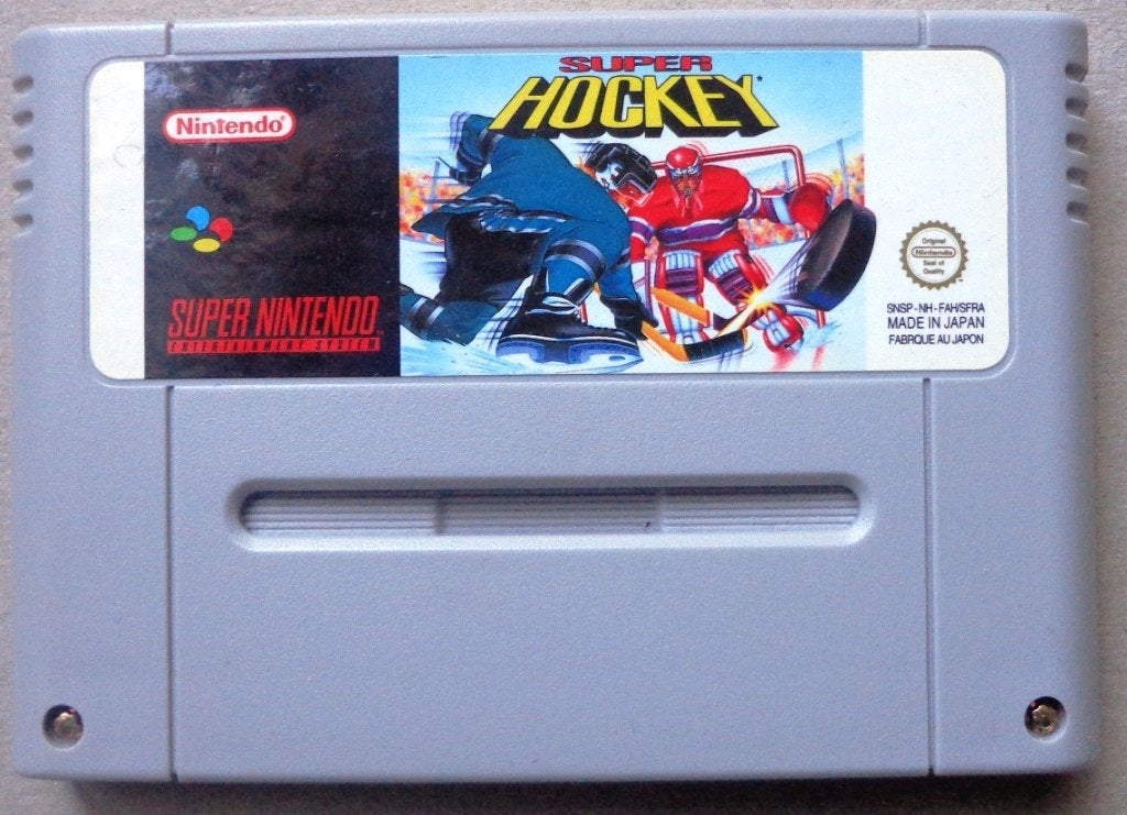 Super Ice Hockey voor de Europese Super Nintendo, Enlèvement ou Envoi, Utilisé