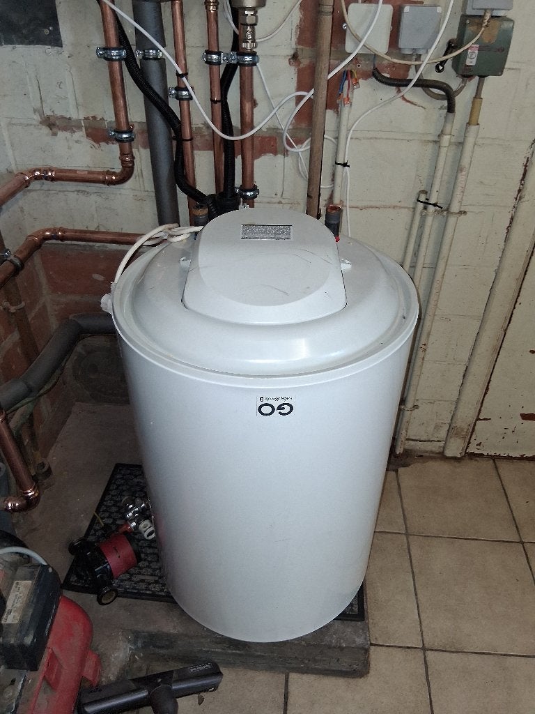 elecktr.boiler Van Marcke met veiligheidsgroep, Enlèvement, 100 litres ou plus, Gaz naturel, Protection de température de retour (RTS)