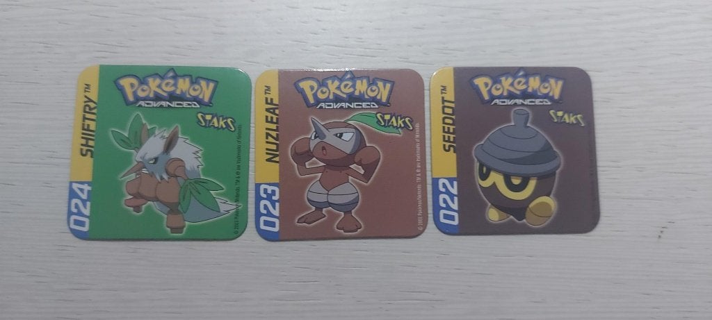 magneten speelgoed pokemon Seedot Nuzleaf Shiftry, Ophalen of Verzenden, Nieuw