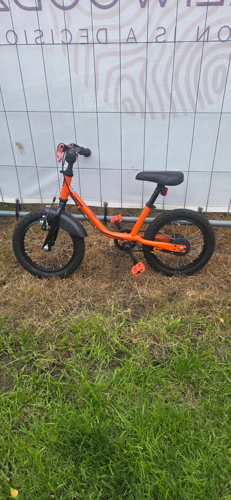 14 inch kinderfiets., Gebruikt, Velgrem, Aluminium, Ophalen of Verzenden