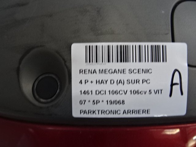 CAPTEUR AIDE AU STATIONNEMENT Renault Scénic II (JM), Utilisé, Renault