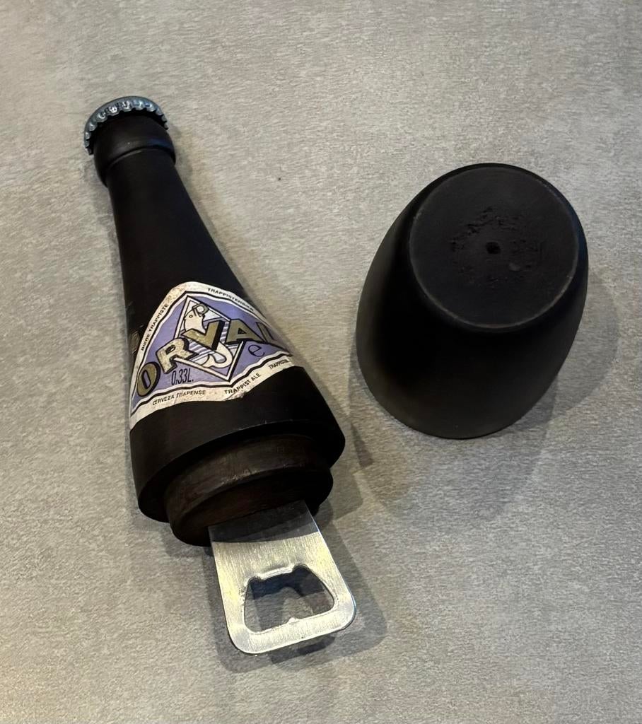 Orval - ouvre bouteille en bois - replique bouteille d’orval, Collections, Marques de bière, Enlèvement, Comme neuf