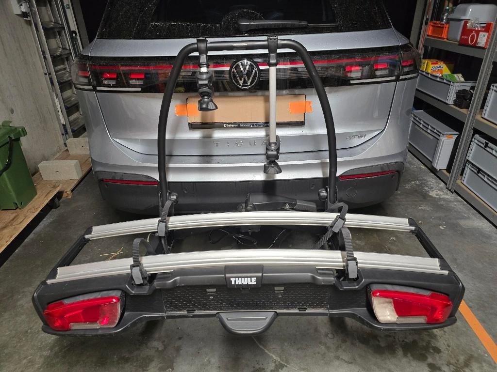 Thule Velospace XT2 938 Fietsdrager 2 elektrische fietsen, Ophalen, Gebruikt, Elektrische fiets, 2 fietsen
